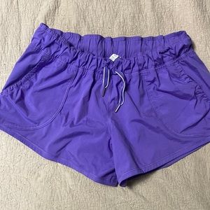 Lululemon shorts very light with drawstring pull hardly worn